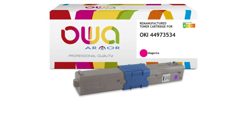 Toner remanufacturé OWA - standard - pour OKI 44973535