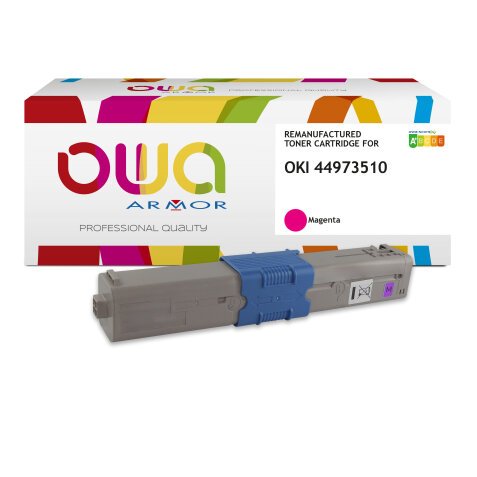 Toner remanufacturé OWA - standard - pour OKI 44973511