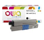 Toner remanufacturé OWA - standard - Noir - pour OKI 44973512