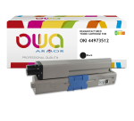 Toner remanufacturé OWA - standard - Noir - pour OKI 44973512