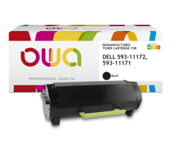 EN_Toner remanufacturé OWA - standard - Noir - pour DELL 593-11172, 593-11171
