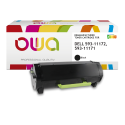 Toner remanufacturé OWA - standard - Noir - pour DELL 593-11172, 593-11171