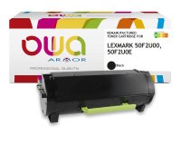 DE_Toner remanufacturé OWA - très très haute capacité - Noir - pour LEXMARK 50F2U00, 50F2U0E