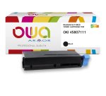 Toner remanufacturé OWA - haute capacité - Noir - pour OKI 45807111
