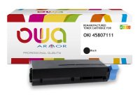 Toner remanufacturé OWA - haute capacité - Noir - pour OKI 45807111