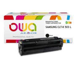Toner remanufacturé OWA - haute capacité - Noir - pour SAMSUNG CLT-K503L/ELS