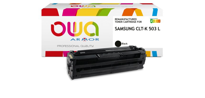 Toner remanufacturé OWA - haute capacité - Noir - pour SAMSUNG CLT-K503L/ELS