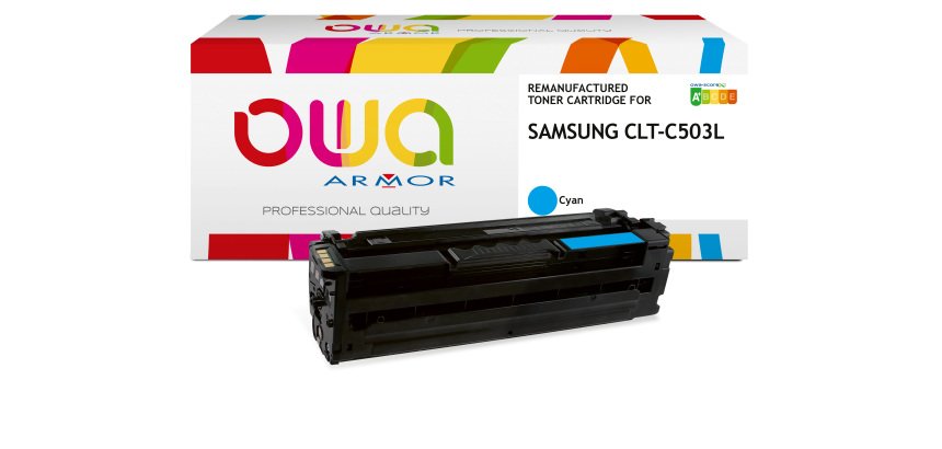 Toner remanufacturé OWA - haute capacité - pour SAMSUNG CLT-C503L/ELS