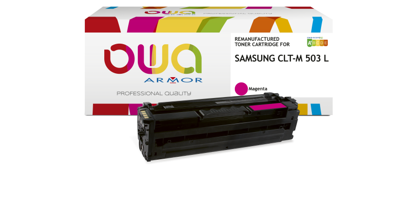 Toner remanufacturé OWA - haute capacité - pour SAMSUNG CLT-C503L/ELS