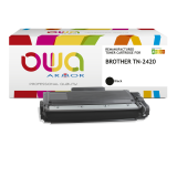 Toner remanufacturé OWA - haute capacité - Noir - pour BROTHER TN-2420