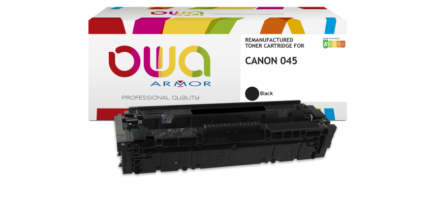 Toner remanufacturé OWA - standard - Noir - pour CANON 045