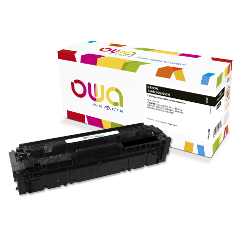 Toner remanufacturé OWA - haute capacité - Noir - pour CANON 045H