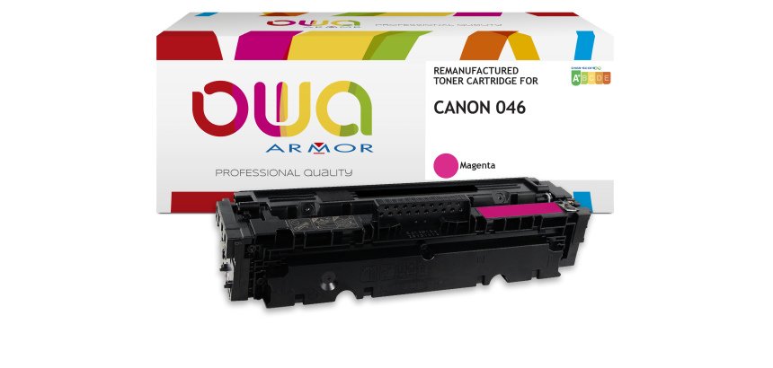 Toner remanufacturé OWA - standard - Magenta - pour CANON 046
