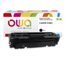 Toner remanufacturé OWA - haute capacité - Noir - pour CANON 046H