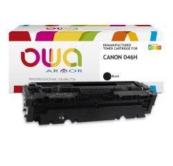 Toner remanufacturé OWA - haute capacité - Noir - pour CANON 046H