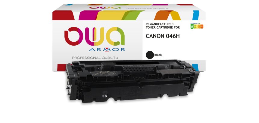 Toner remanufacturé OWA - haute capacité - Noir - pour CANON 046H