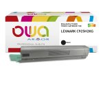 Toner remanufacturé OWA - standard - Noir - pour LEXMARK C925H2KG