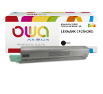 Toner remanufacturé OWA - standard - Noir - pour LEXMARK C925H2KG