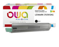 EN_Toner remanufacturé OWA - standard - Noir - pour LEXMARK C925H2KG