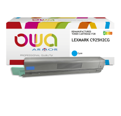 Toner remanufacturé OWA - standard - pour LEXMARK C925H2CG