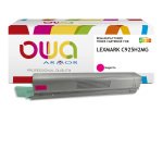 Toner remanufacturé OWA - standard - pour LEXMARK C925H2CG
