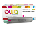Toner remanufacturé OWA - standard - pour LEXMARK C925H2CG