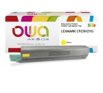 Toner remanufacturé OWA - standard - pour LEXMARK C925H2CG