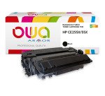 Toner remanufacturé OWA - très très haute capacité - Noir - pour HP CE255X