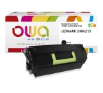 Toner remanufacturé OWA - standard - Noir - pour LEXMARK 24B6213