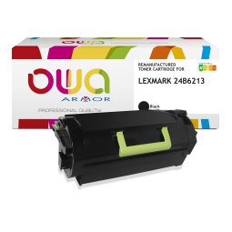 DE_Toner remanufacturé OWA - standard - Noir - pour LEXMARK 24B6213