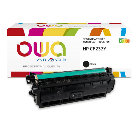 Toner remanufacturé OWA - haute capacité - Noir - pour HP CF237Y