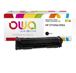 Toner remanufacturé OWA - standard - Noir - pour HP CF530A