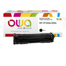 Toner remanufacturé OWA - standard - Noir - pour HP CF530A