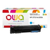 Toner remanufacturé OWA - standard - Cyan - pour HP CF531A