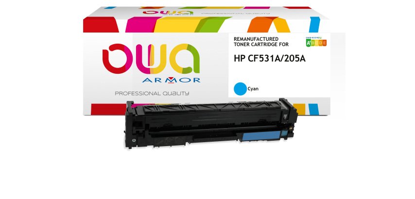 Toner remanufacturé OWA - standard - pour HP CF532A