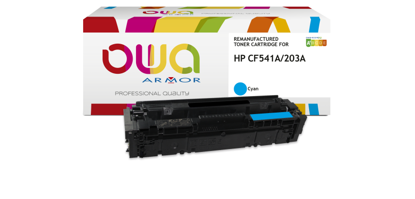 Toner remanufacturé OWA - standard - pour HP CF543A