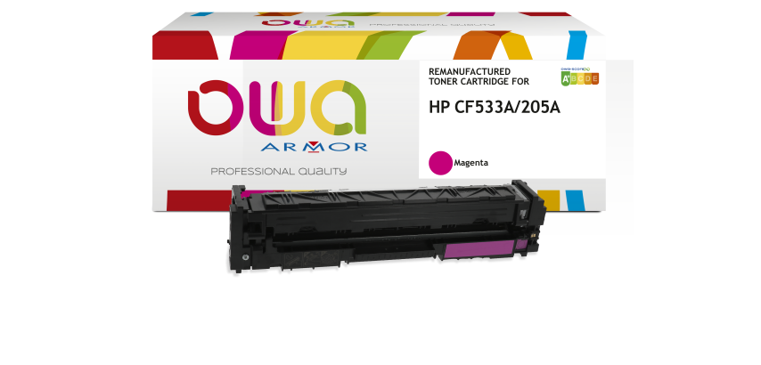 Toner remanufacturé OWA - standard - pour HP CF532A