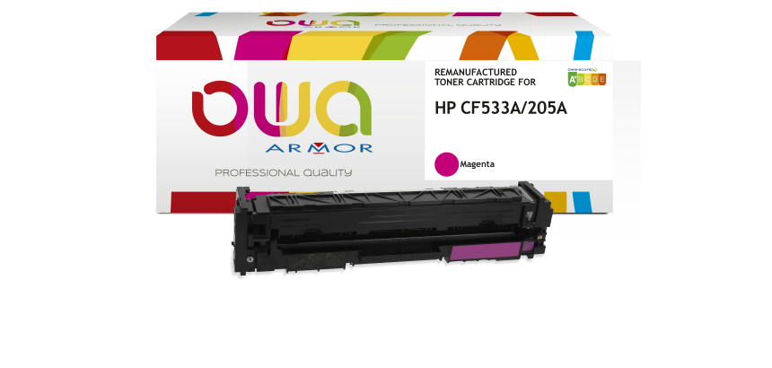 Toner remanufacturé OWA - standard - Magenta - pour HP CF533A