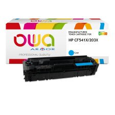 Toner remanufacturé OWA - haute capacité - pour HP CF541X