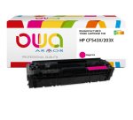 Toner remanufacturé OWA - haute capacité - pour HP CF541X