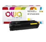 Toner remanufacturé OWA - haute capacité - pour HP CF541X
