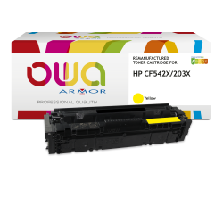 Toner remanufacturé OWA - haute capacité - pour HP CF541X