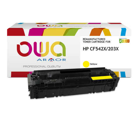 Toner remanufacturé OWA - haute capacité - pour HP CF541X