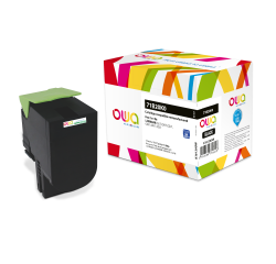 Toner remanufacturé OWA - standard - Noir - pour LEXMARK 71B20K0