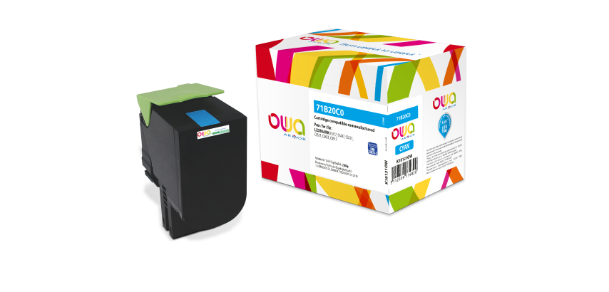 OWA Remanufactured Toner - Standard - for LEXMARK 71B20C0