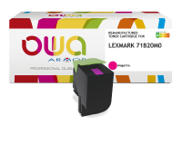 Toner remanufacturé OWA - standard - pour LEXMARK 71B20C0