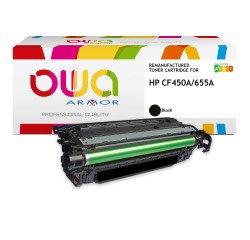 Toner remanufacturé OWA - standard - Noir - pour HP CF450A
