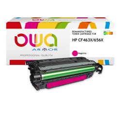 Toner remanufacturé OWA - haute capacité - pour HP CF461X