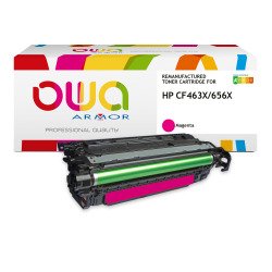 Toner remanufacturé OWA - haute capacité - pour HP CF461X