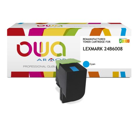 Toner remanufacturé OWA - haute capacité - pour LEXMARK 24B6008